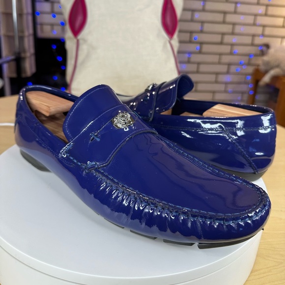 Versace Other - 💥VERSACE - PATENT LEATHER - MENS 10.5